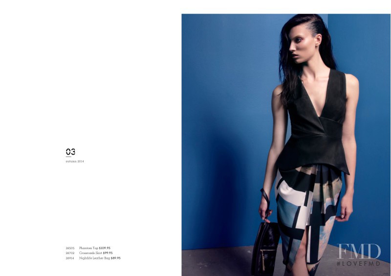 Dana Taylor featured in  the Sheike advertisement for Autumn/Winter 2014