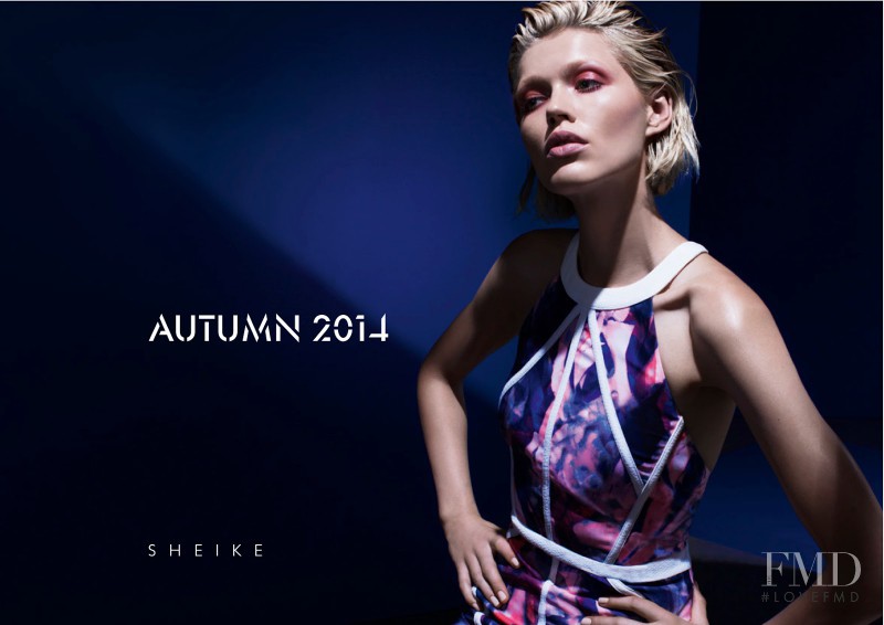 Alys Hale featured in  the Sheike advertisement for Autumn/Winter 2014