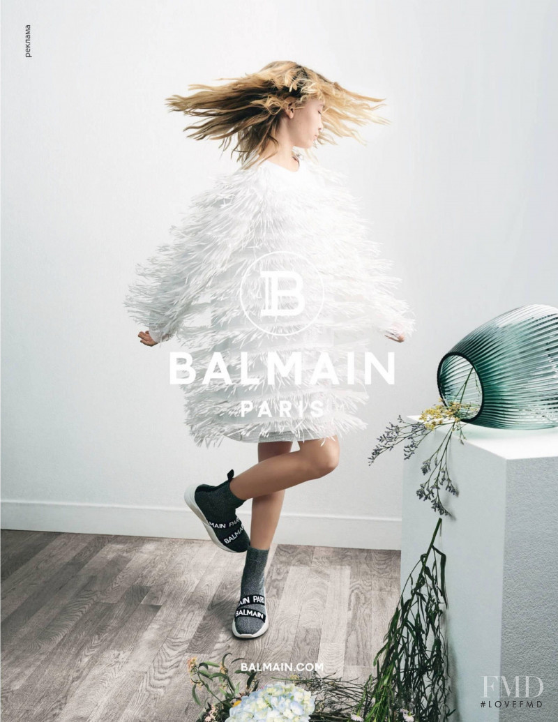 Balmain advertisement for Spring/Summer 2020