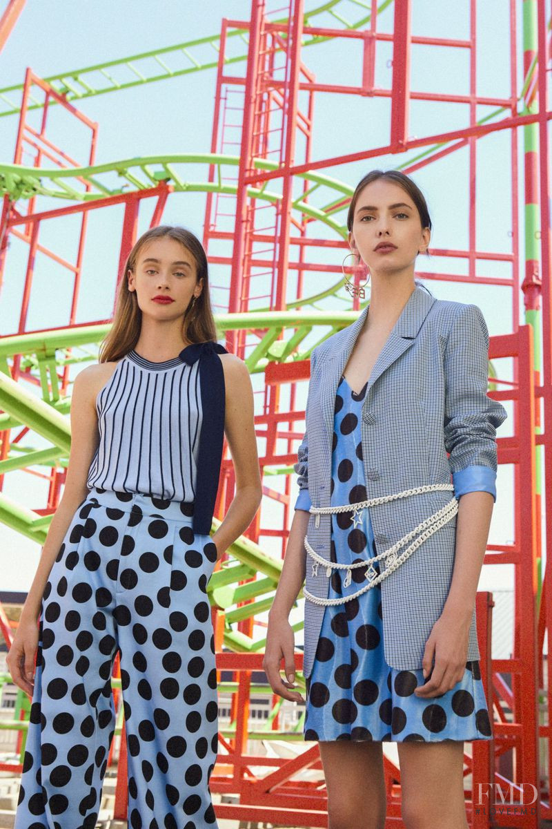 Carol Paes featured in  the be Blumarine advertisement for Spring/Summer 2020