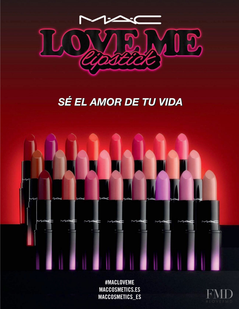MAC Cosmetics Love Me Lipstick advertisement for Spring/Summer 2020