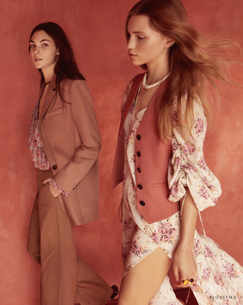 Rebecca Leigh Longendyke featured in  the Mango advertisement for Spring/Summer 2020