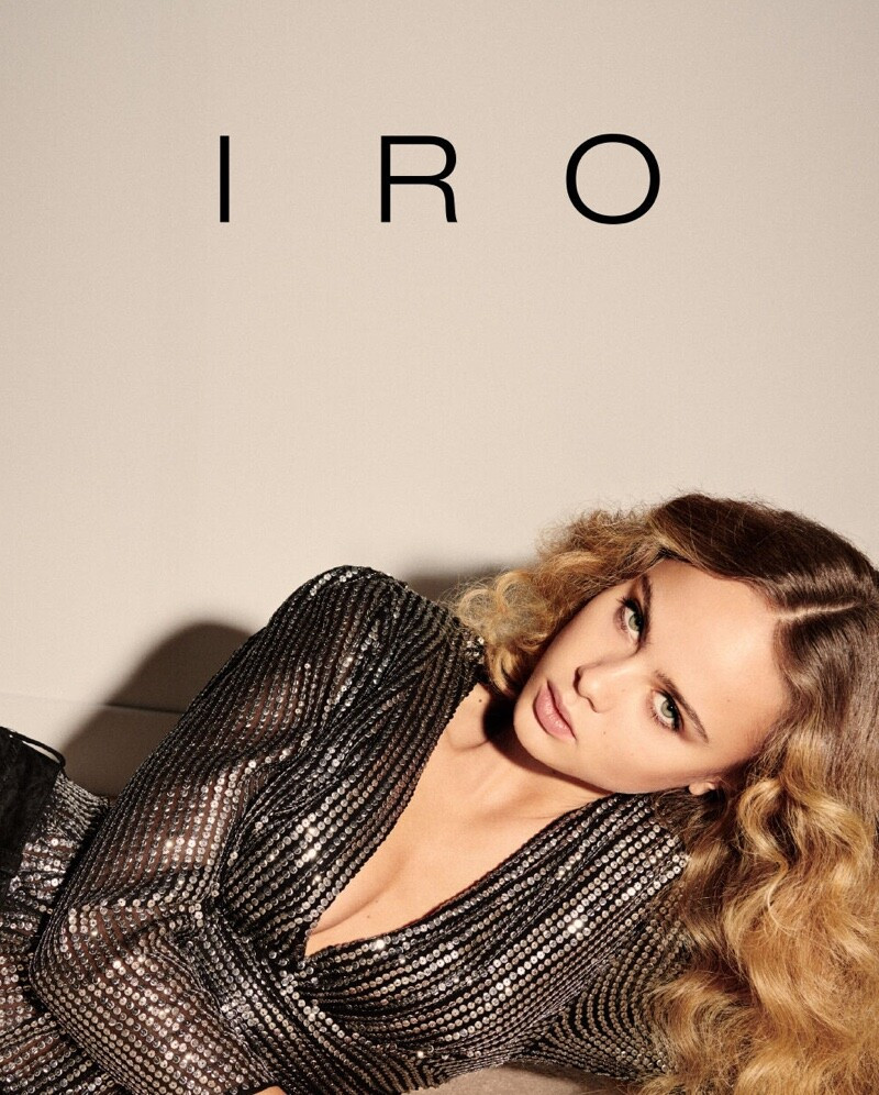Olivia Vinten featured in  the IRO Paris advertisement for Spring/Summer 2020