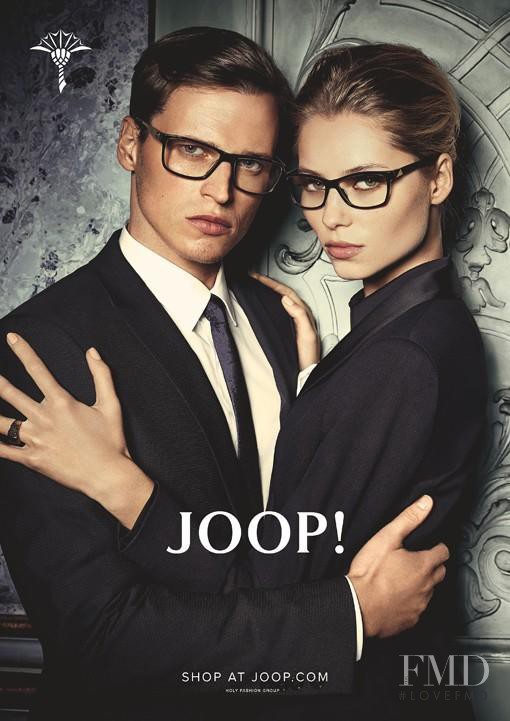 Vika Falileeva featured in  the Joop advertisement for Autumn/Winter 2013