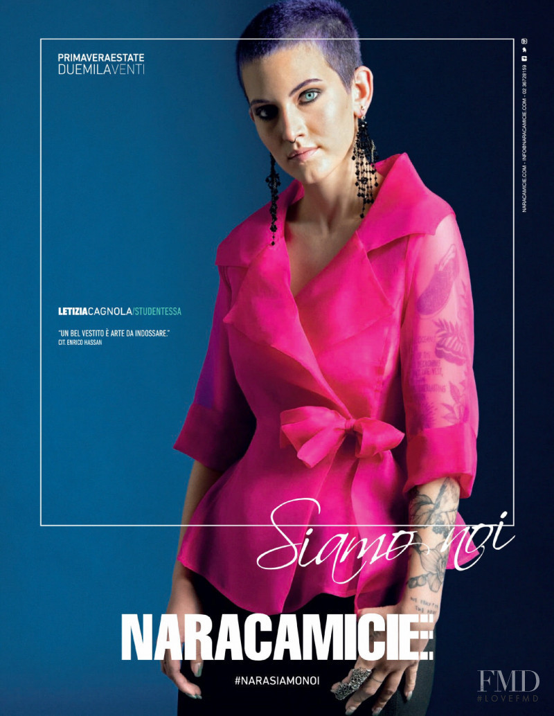 Naracamicie advertisement for Spring/Summer 2020