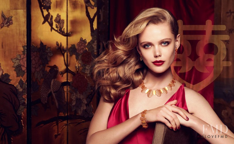 Frida Gustavsson featured in  the Chow Sang Sang Jewellery advertisement for Autumn/Winter 2011