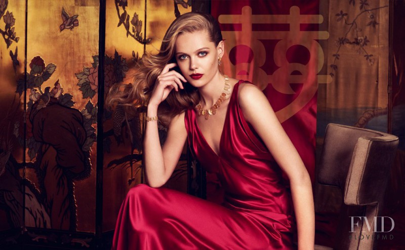 Frida Gustavsson featured in  the Chow Sang Sang Jewellery advertisement for Autumn/Winter 2011