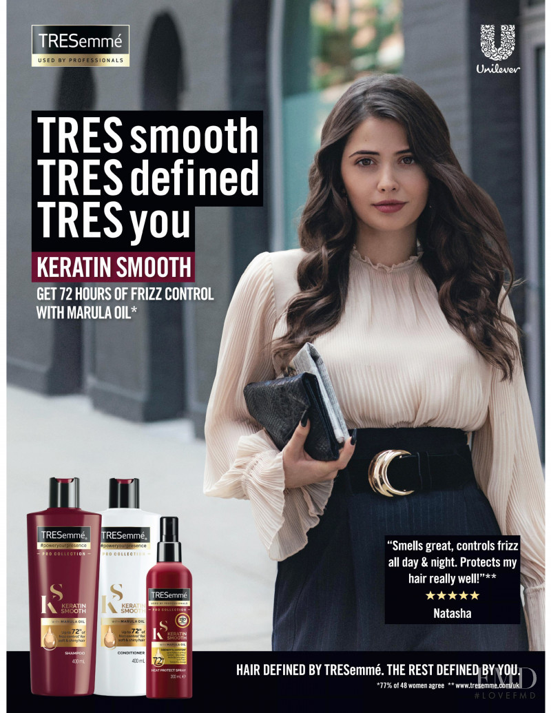 TRESemme advertisement for Spring/Summer 2020