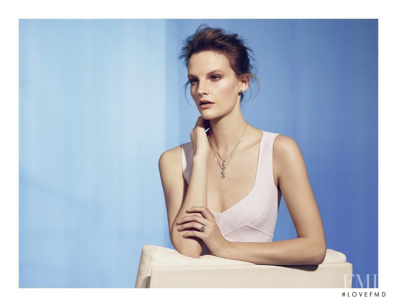 Sara Blomqvist featured in  the Chow Sang Sang Jewellery advertisement for Autumn/Winter 2013