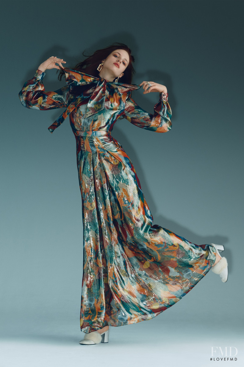 Julia Banas featured in  the Francoise lookbook for Autumn/Winter 2020