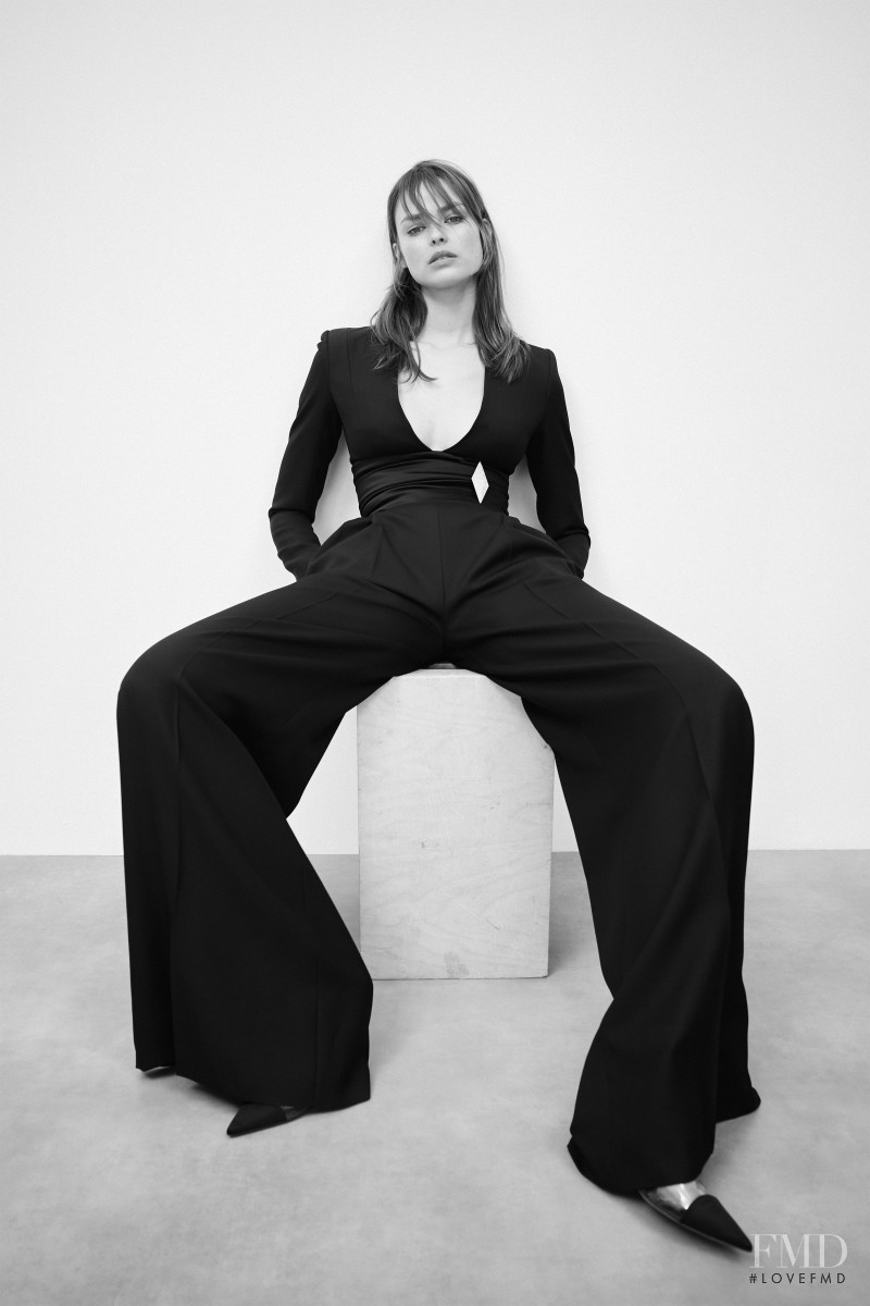 Birgit Kos featured in  the Alexandre Vauthier lookbook for Autumn/Winter 2020