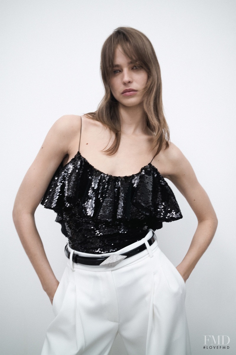 Birgit Kos featured in  the Alexandre Vauthier lookbook for Autumn/Winter 2020