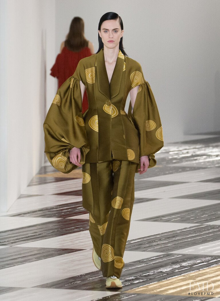 Sarah Brannon featured in  the Loewe fashion show for Autumn/Winter 2020