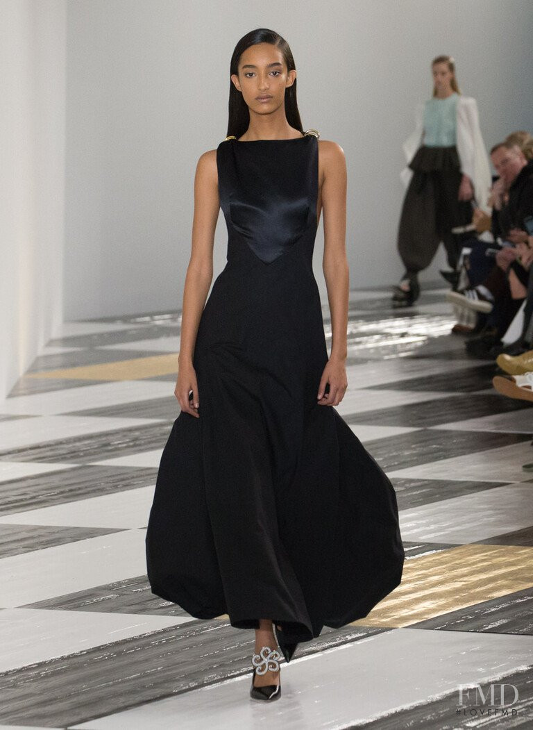 Mona Tougaard featured in  the Loewe fashion show for Autumn/Winter 2020