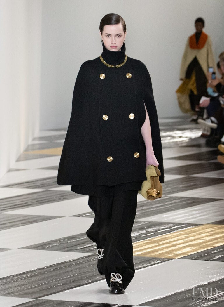 Suzana Przulj featured in  the Loewe fashion show for Autumn/Winter 2020