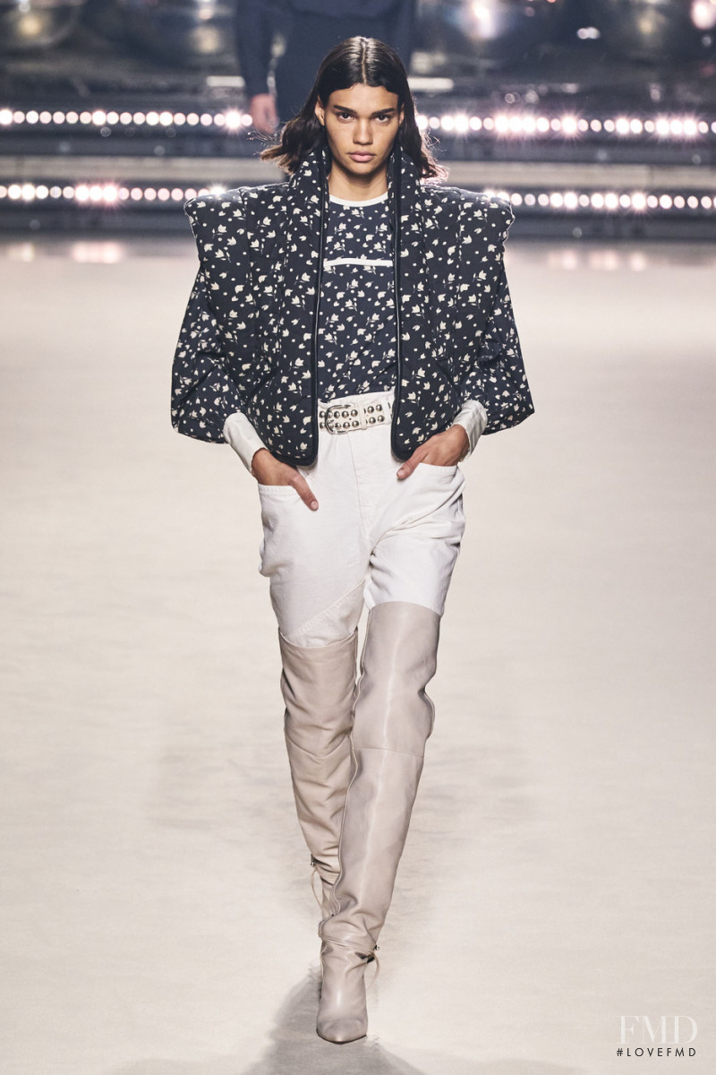 Barbara Valente featured in  the Isabel Marant fashion show for Autumn/Winter 2020