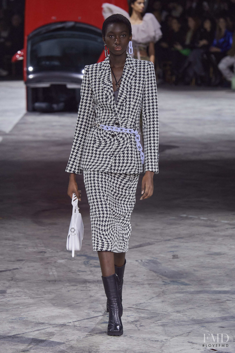 Diarra Samb featured in  the Off-White fashion show for Autumn/Winter 2020