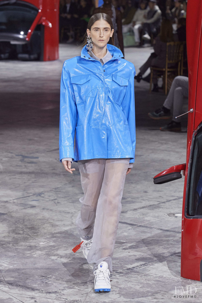 Daiane Conterato featured in  the Off-White fashion show for Autumn/Winter 2020