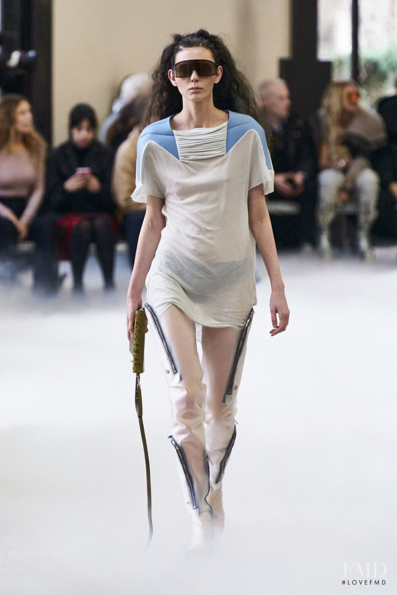 Jane Kovich featured in  the Rick Owens fashion show for Autumn/Winter 2020