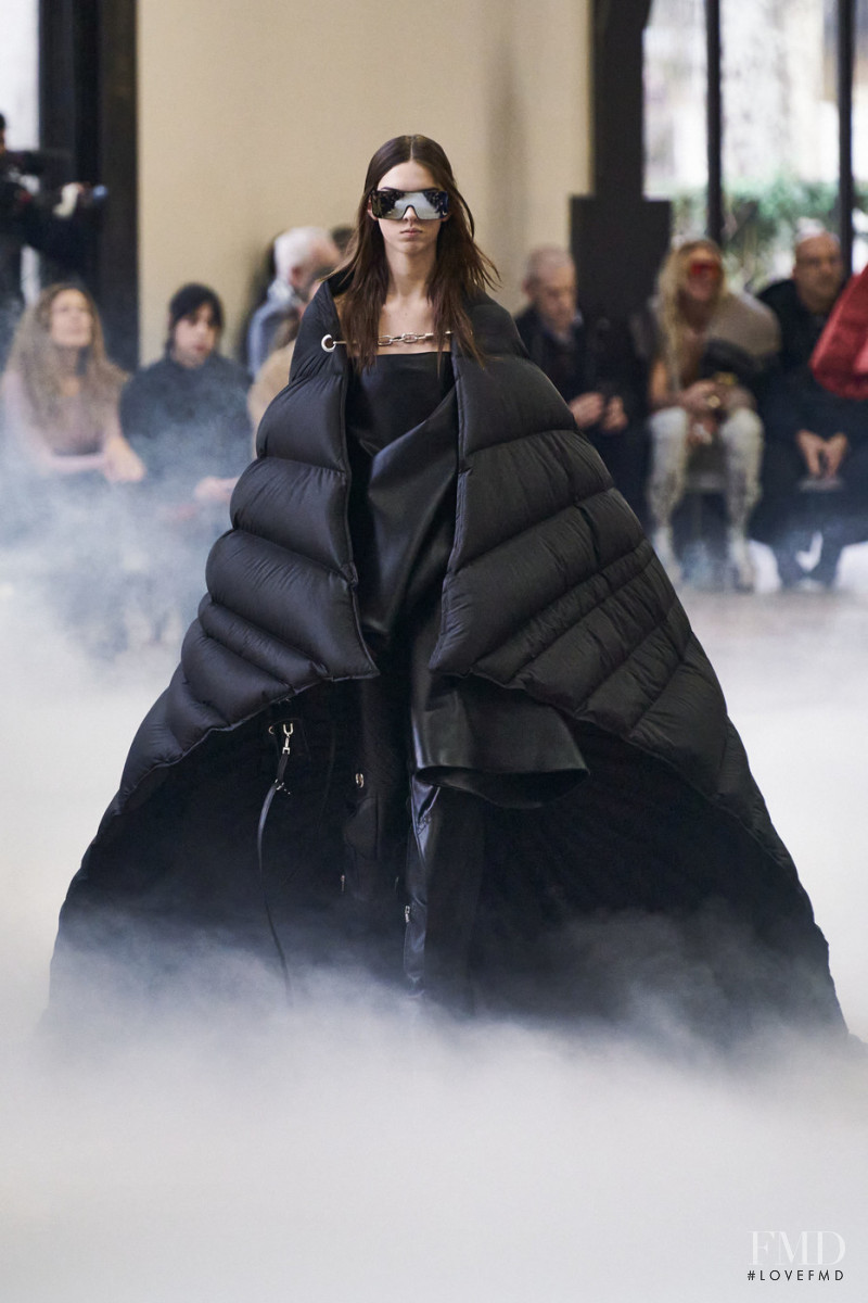 Nariah Nicolle featured in  the Rick Owens fashion show for Autumn/Winter 2020