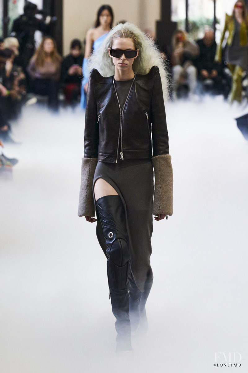 Sanne Stuut featured in  the Rick Owens fashion show for Autumn/Winter 2020