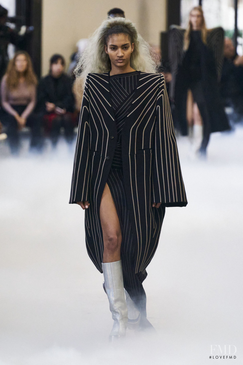 Anyelina Rosa featured in  the Rick Owens fashion show for Autumn/Winter 2020