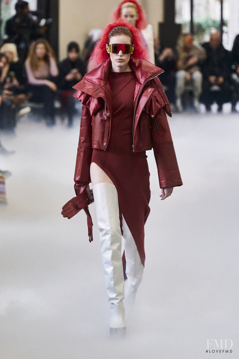 Millicent Rodges featured in  the Rick Owens fashion show for Autumn/Winter 2020