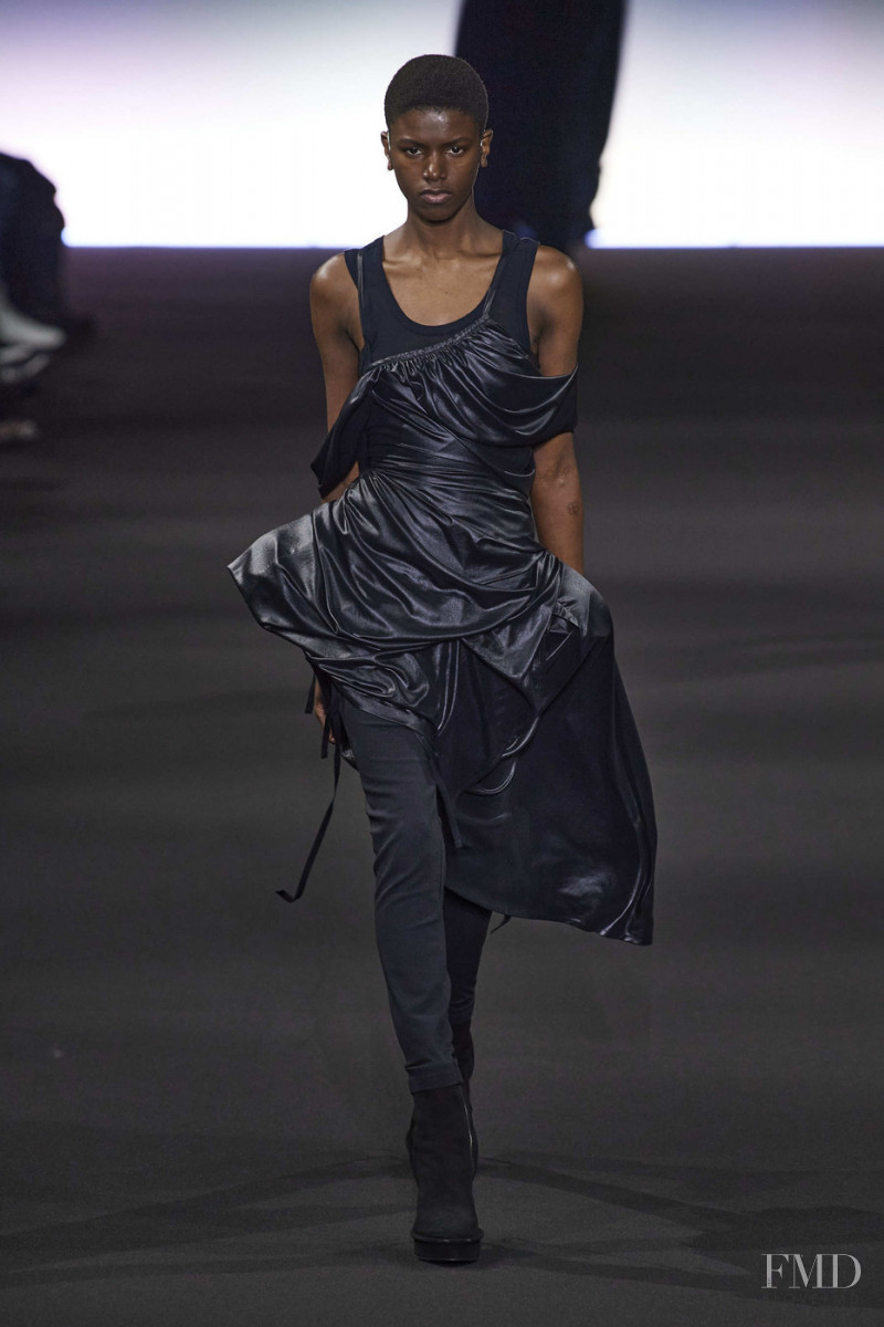 Yorgelis Marte featured in  the Ann Demeulemeester fashion show for Autumn/Winter 2020