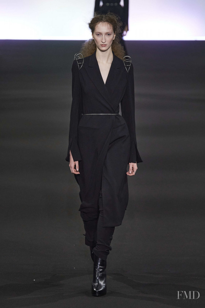 Grace Sharp featured in  the Ann Demeulemeester fashion show for Autumn/Winter 2020