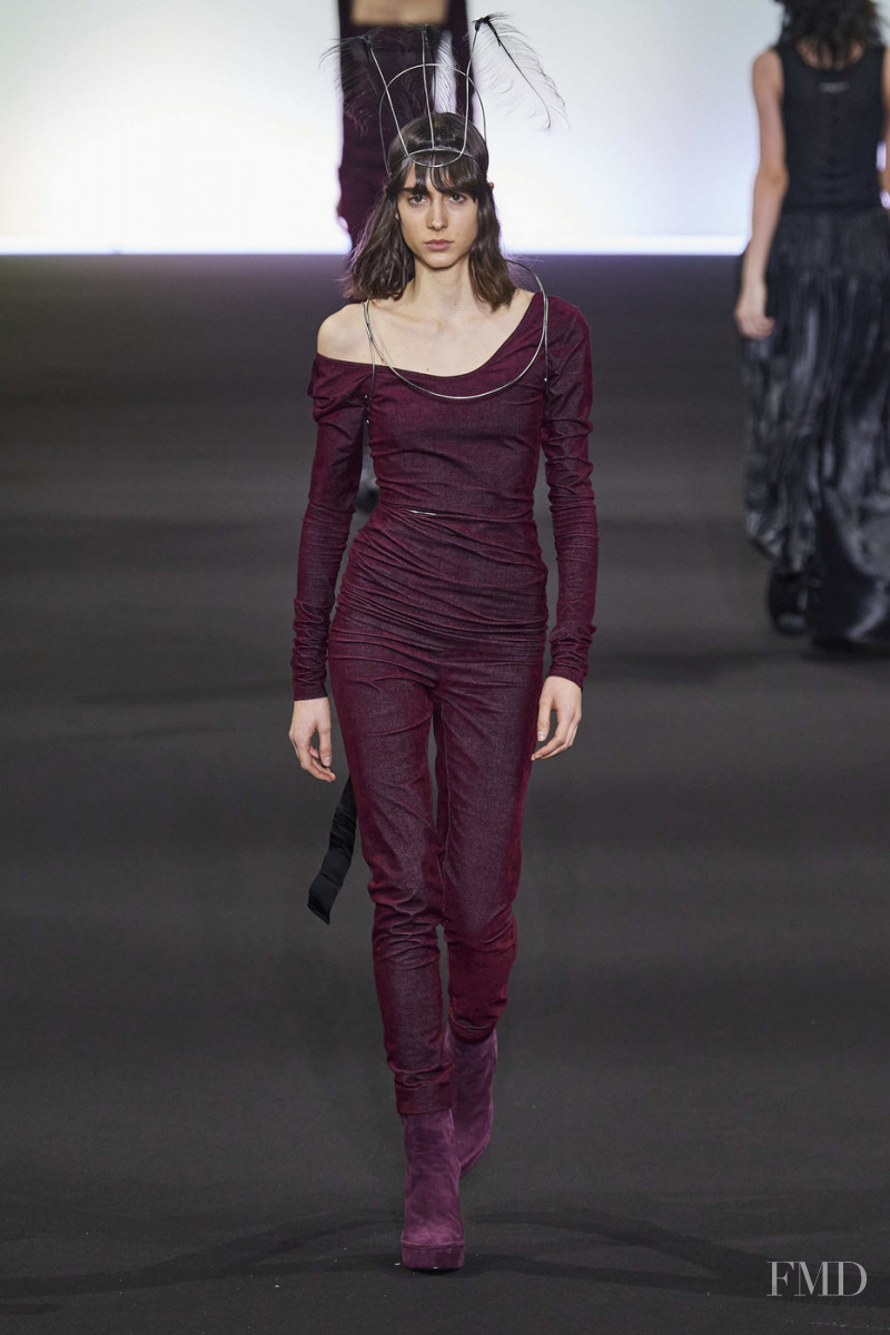 Beatriz Ronda featured in  the Ann Demeulemeester fashion show for Autumn/Winter 2020