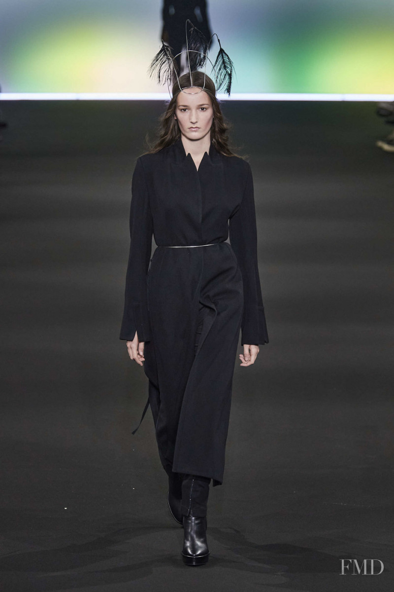 Mel Amy Van Roemburg featured in  the Ann Demeulemeester fashion show for Autumn/Winter 2020