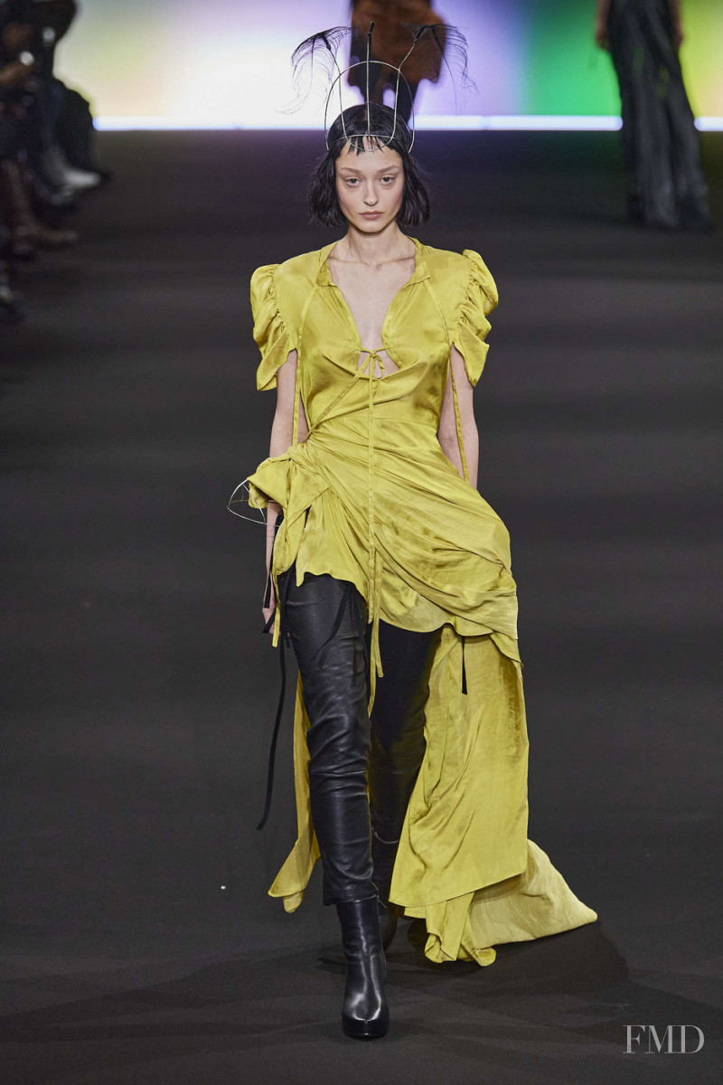 Ivana Trivic featured in  the Ann Demeulemeester fashion show for Autumn/Winter 2020
