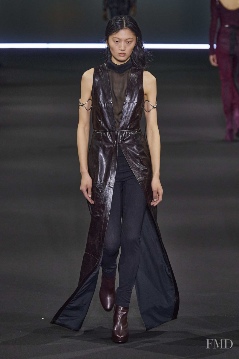 Yilan Hua featured in  the Ann Demeulemeester fashion show for Autumn/Winter 2020