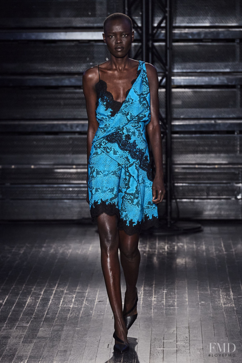 Grace Bol featured in  the Atlein fashion show for Autumn/Winter 2020