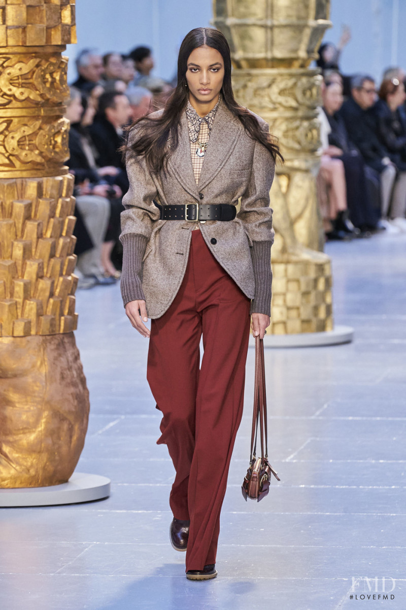 Sacha Quenby featured in  the Chloe fashion show for Autumn/Winter 2020