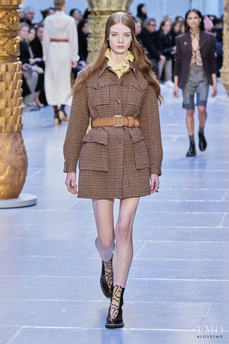 Alyda Grace Carder featured in  the Chloe fashion show for Autumn/Winter 2020