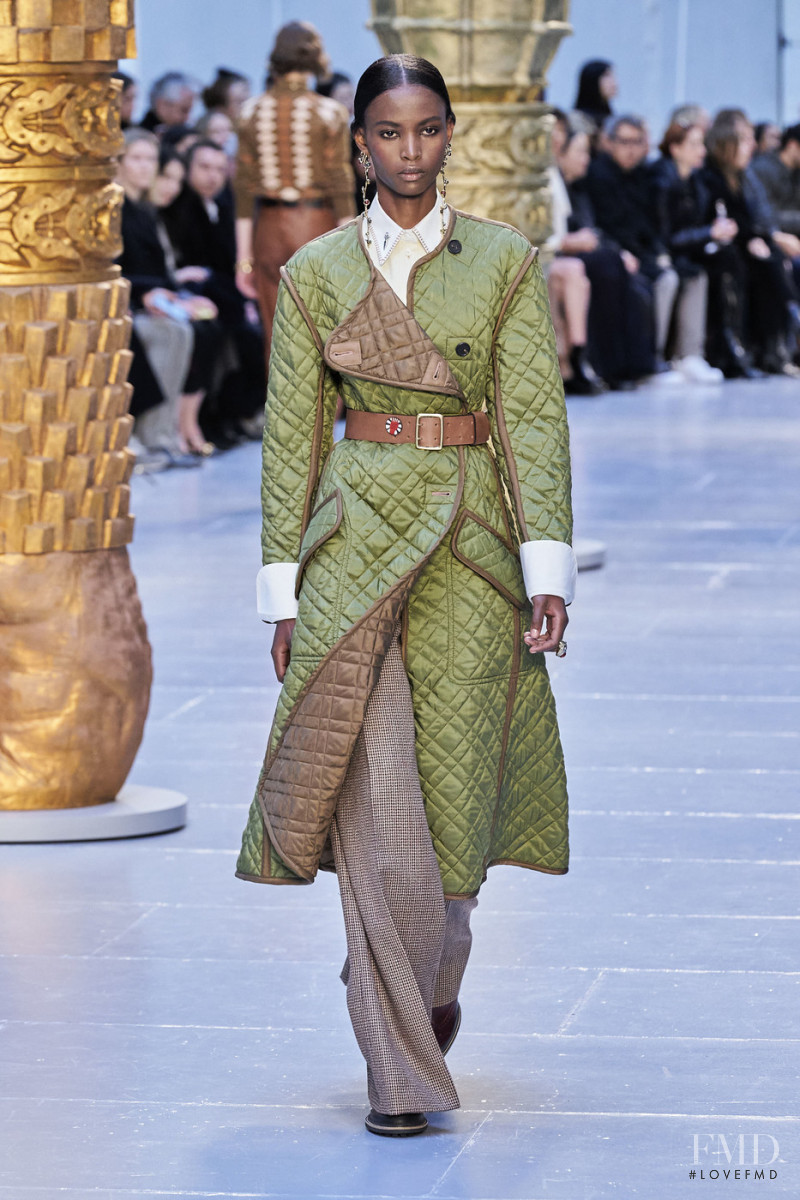 Christine Munezero featured in  the Chloe fashion show for Autumn/Winter 2020