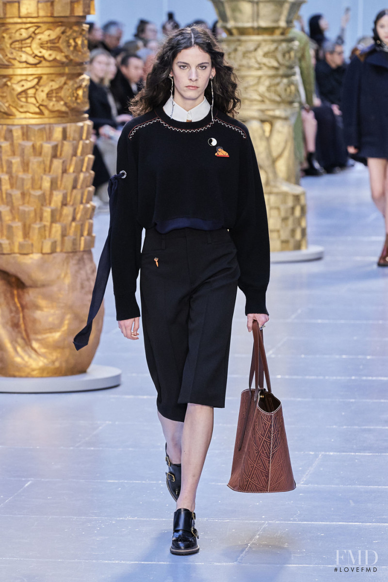 Cyrielle Lalande featured in  the Chloe fashion show for Autumn/Winter 2020