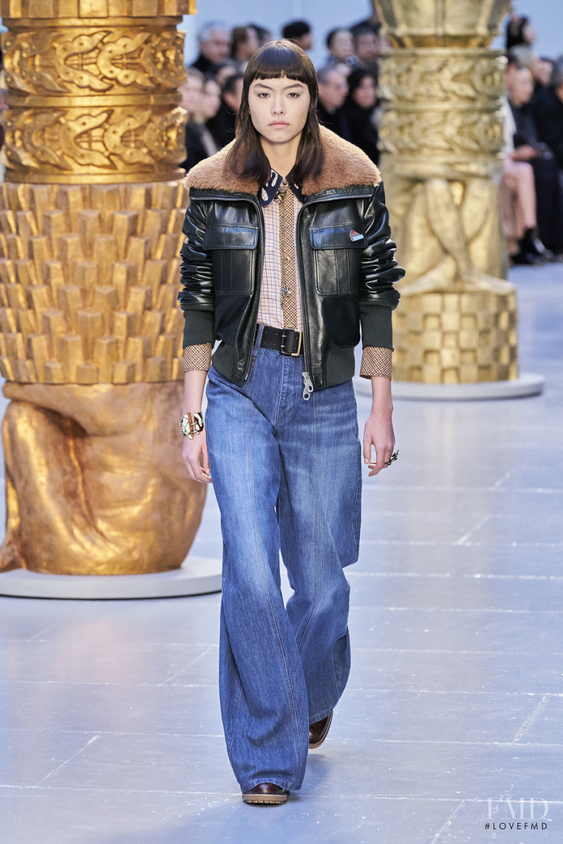 Maryel Uchida featured in  the Chloe fashion show for Autumn/Winter 2020