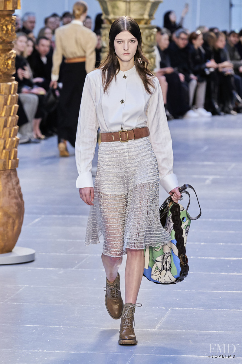 Effie Steinberg featured in  the Chloe fashion show for Autumn/Winter 2020
