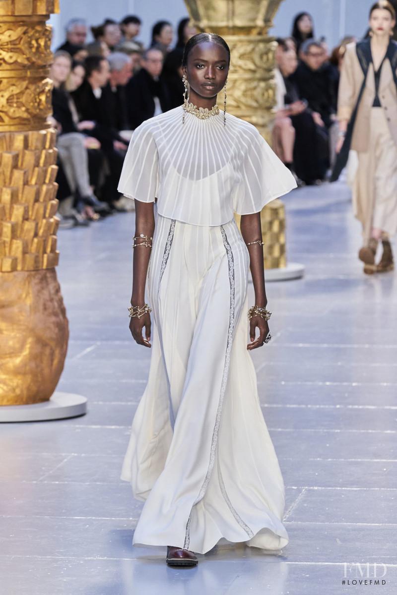 Agi Akur featured in  the Chloe fashion show for Autumn/Winter 2020