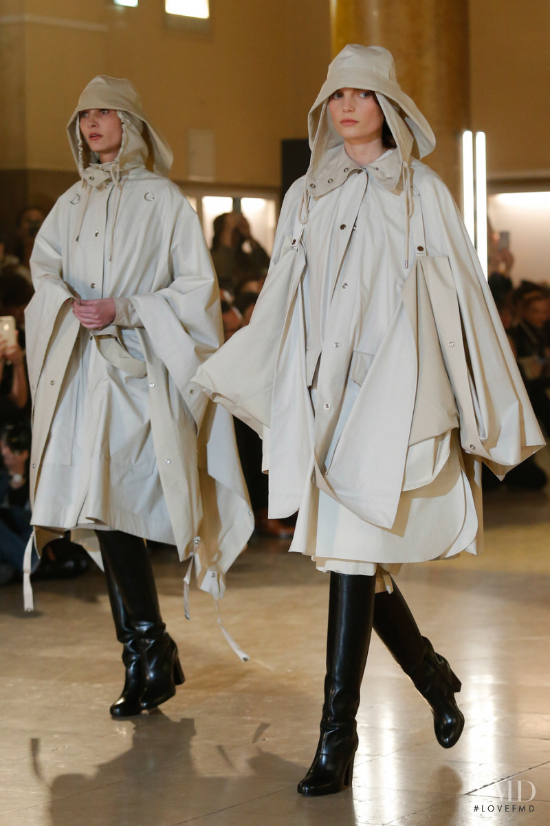 Michelle van Bijnen featured in  the Christophe Lemaire fashion show for Autumn/Winter 2020