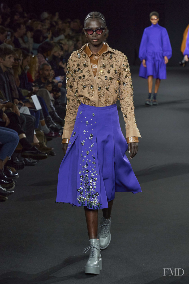 Mammina Aker featured in  the Rochas fashion show for Autumn/Winter 2020