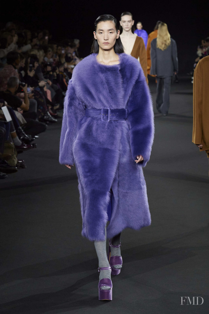 Lina Zhang featured in  the Rochas fashion show for Autumn/Winter 2020