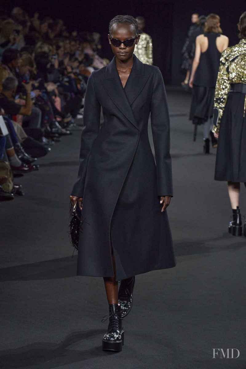 Shanelle Nyasiase featured in  the Rochas fashion show for Autumn/Winter 2020