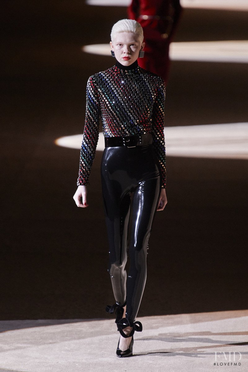 Mads Mullins featured in  the Saint Laurent fashion show for Autumn/Winter 2020