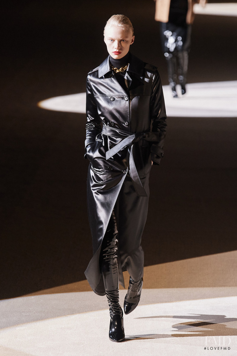 Vilma Sjöberg featured in  the Saint Laurent fashion show for Autumn/Winter 2020