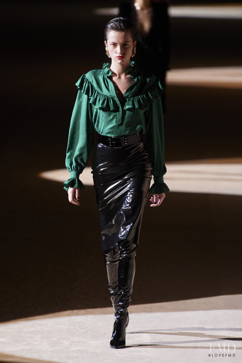 Suzana Przulj featured in  the Saint Laurent fashion show for Autumn/Winter 2020