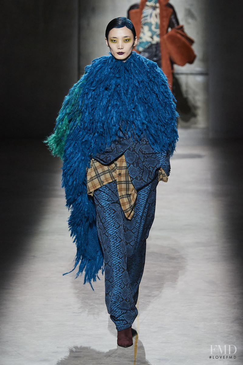 Liu Huan featured in  the Dries van Noten fashion show for Autumn/Winter 2020