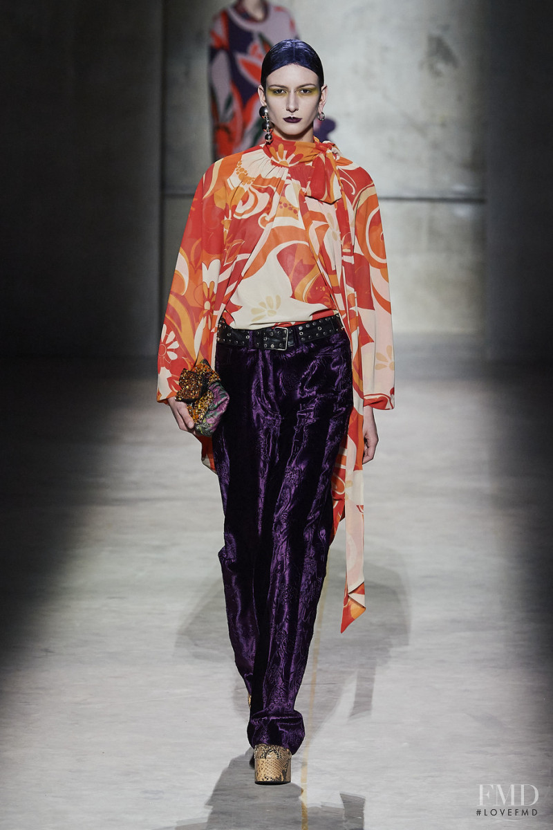 Chai Maximus featured in  the Dries van Noten fashion show for Autumn/Winter 2020
